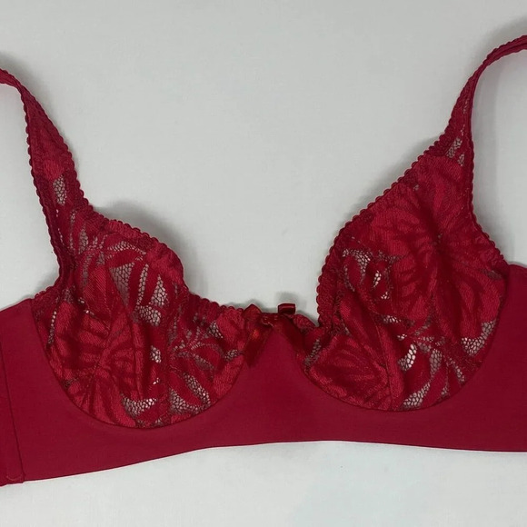 Agent Provocateur Audrey Red Bra 34C - Picture 9 of 12